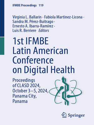 cover image of 1st IFMBE Latin American Conference on Digital Health